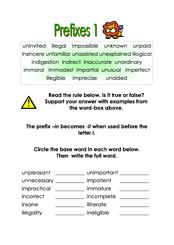 Prefixes